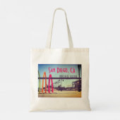 Tote Bag Plage impériale — San Diego, CA Portwood Pier Plaz (Dos)