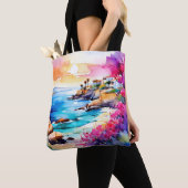 Tote Bag "Plage isolée" (De près)