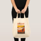 Tote Bag Plage & Kites - Ilwaco, Washington (Devant (produit))