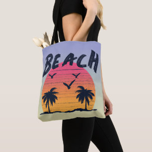 Tote Bag Plage/littoral/tropical/hawaïen