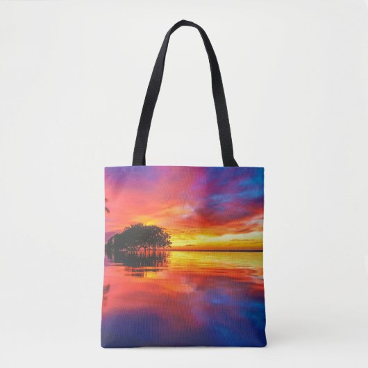Tote Bag Plage majestueuse du coucher du soleil | Wailea, (Devant)