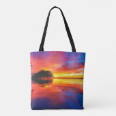 Tote Bag Plage majestueuse du coucher du soleil | Wailea, (Dos)