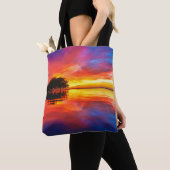 Tote Bag Plage majestueuse du coucher du soleil | Wailea, (De près)