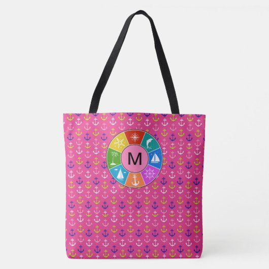 Tote Bag Plage nautique (Devant)