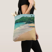 Tote Bag Plage paisible de l'île tropicale (De près)