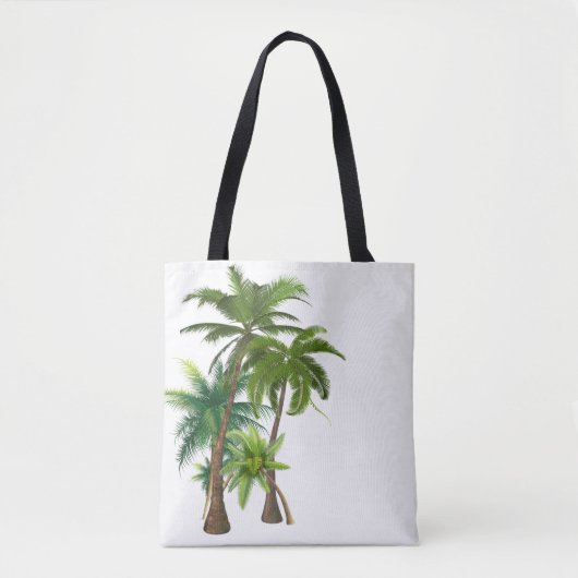 Tote Bag Plage Palm Trees Océan Mariage (Devant)