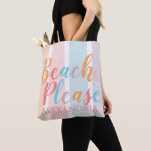 Tote Bag Plage personnalisée Plage (De près)