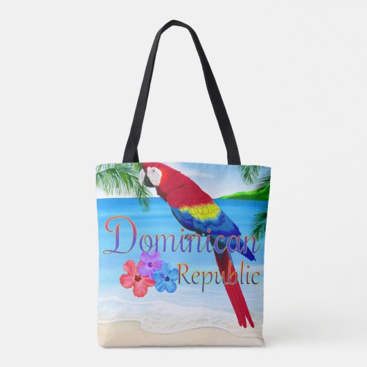 Tote Bag Plage République Dominicaine (Dos)