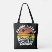Tote Bag Plage Retro (Dos)