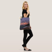 Tote Bag Plage romantique à Dusk (Sur le modèle)