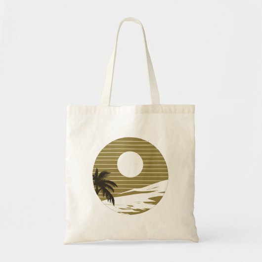 Tote Bag Plage Sunset (Devant)