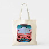 Tote Bag Plage Sunset (Dos)