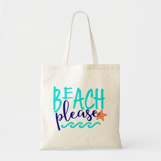 Tote Bag Plage svp (Devant)