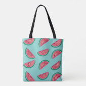 Tote Bag Plage svp Fourre-tout de pastèque (Dos)