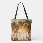 Tote Bag Plage tropicale (Dos)