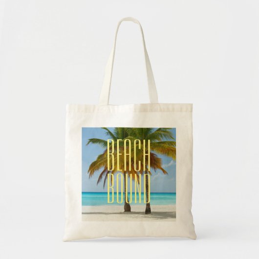 Tote Bag Plage tropicale (Devant)