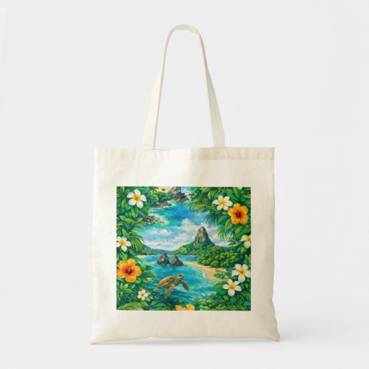 Tote Bag Plage tropicale de Fernando de Noronha (Devant)