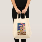 Tote Bag Plage vintage de Monte Carlo (Devant (produit))