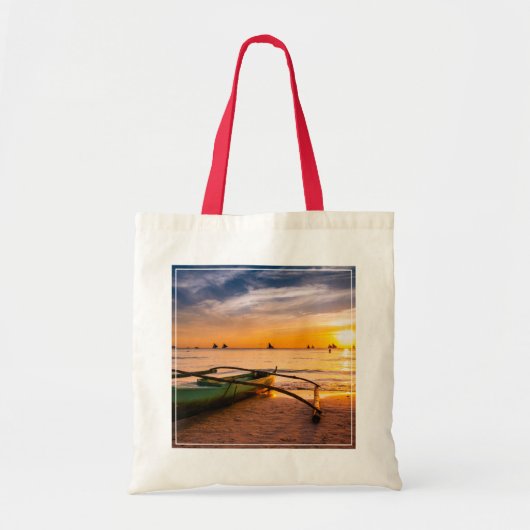 Tote Bag Plages tropicales | Boracay's White Beach (Devant)