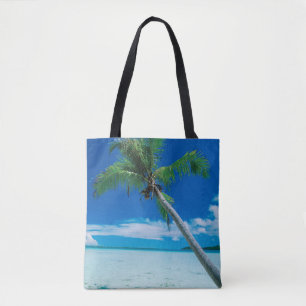 Tote Bag Plages tropicales   Plage du motu Tofari, Bora Bor