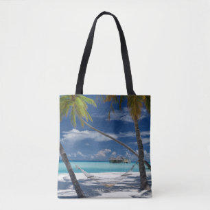 Tote Bag Plages tropicales Sandy Beach, Maldives