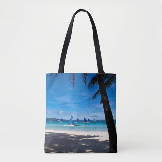Tote Bag Plages tropicales | White Beach Boracay Philippine (Devant)