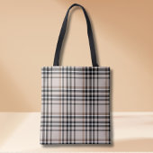 Tote Bag Plaid beige