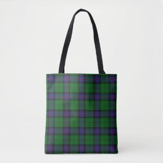 Tote Bag Plaid de tartan écossais d'Armstrong de clan