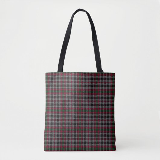 Tote Bag Plaid de tartan écossais de Borthwick de clan (Devant)