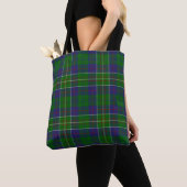 Tote Bag Plaid de tartan écossais de chasseur de clan (De près)