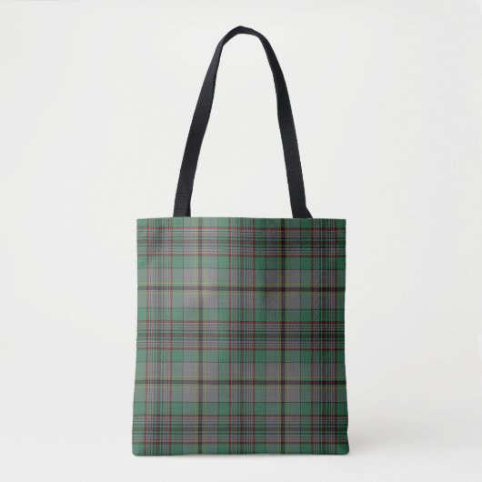 Tote Bag Plaid de tartan écossais de Craig de clan (Devant)