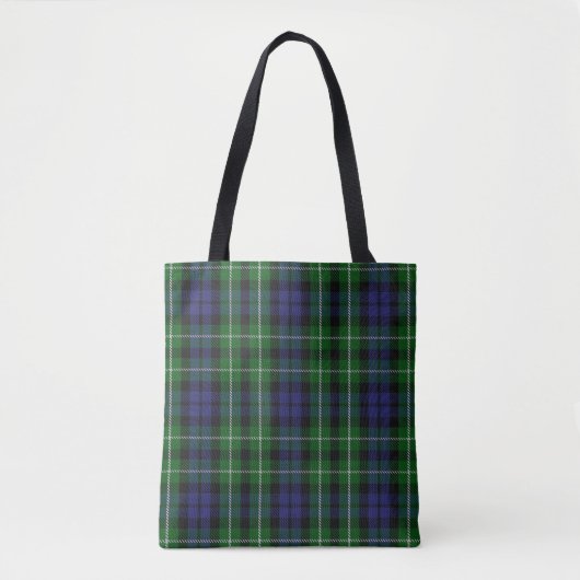 Tote Bag Plaid de tartan écossais de Graham de clan (Devant)