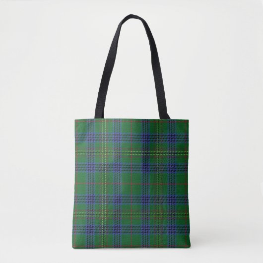 Tote Bag Plaid de tartan écossais de Kennedy de clan (Devant)