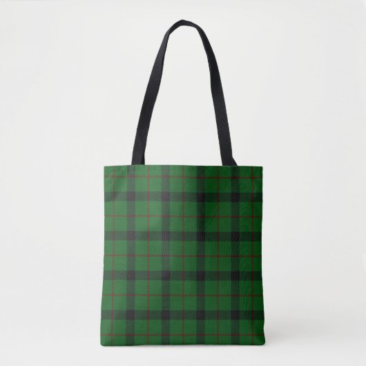 Tote Bag Plaid de tartan écossais de Kincaid de clan (Devant)