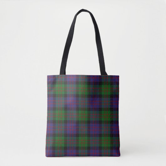Tote Bag Plaid de tartan écossais de MacDonald Donald de (Devant)