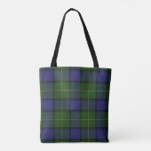 Tote Bag Plaid de tartan écossais de Muir de clan (Dos)
