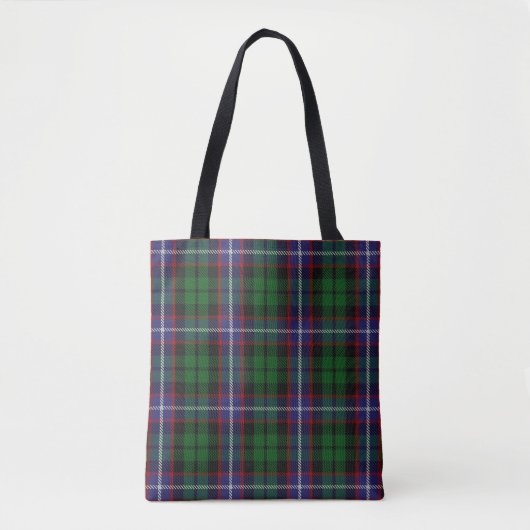 Tote Bag Plaid de tartan écossais de Russell de clan (Devant)