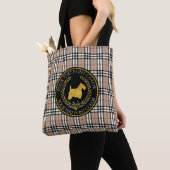 Tote Bag Plaid de Yourberry de premiers rangs de Terrier (De près)