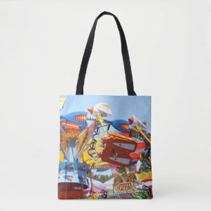 Tote Bag Plaisir à la Foire Colorful Summer Photograph