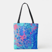 Tote Bag Plaisir bleu Fourre-tout (Dos)