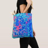 Tote Bag Plaisir bleu Fourre-tout (De près)