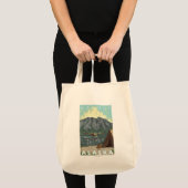 Tote Bag Plan Bush et pêche - Katmai, Alaska (Devant (produit))