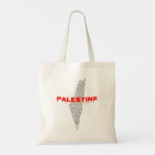 Tote Bag Plan de la Palestine du Canada | Palestine libre | (Dos)
