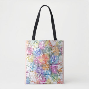 Tote Bag Plan de la ville de San Antonio États-Unis