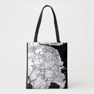 Tote Bag Plan de la ville de Taizhou Chine