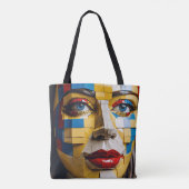 Tote Bag "Plan de l'humanité" - Un portrait cubiste (Dos)