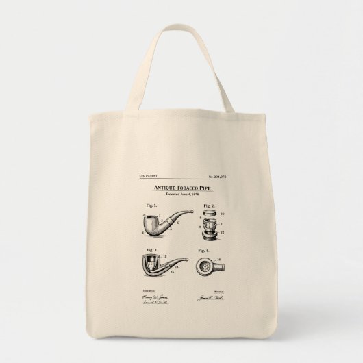 Tote Bag plan de pipe à tabac (Devant)