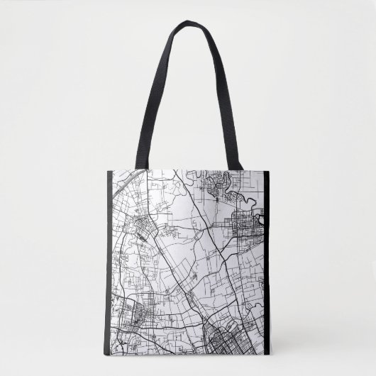 Tote Bag Plan de ville de Yangzhou Chine (Devant)