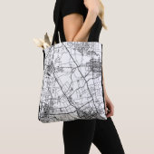 Tote Bag Plan de ville de Yangzhou Chine (De près)