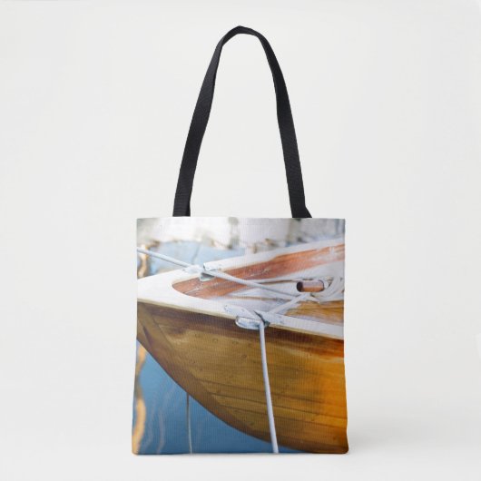 Tote Bag Plan rapproché sur attaché le bateau (Devant)